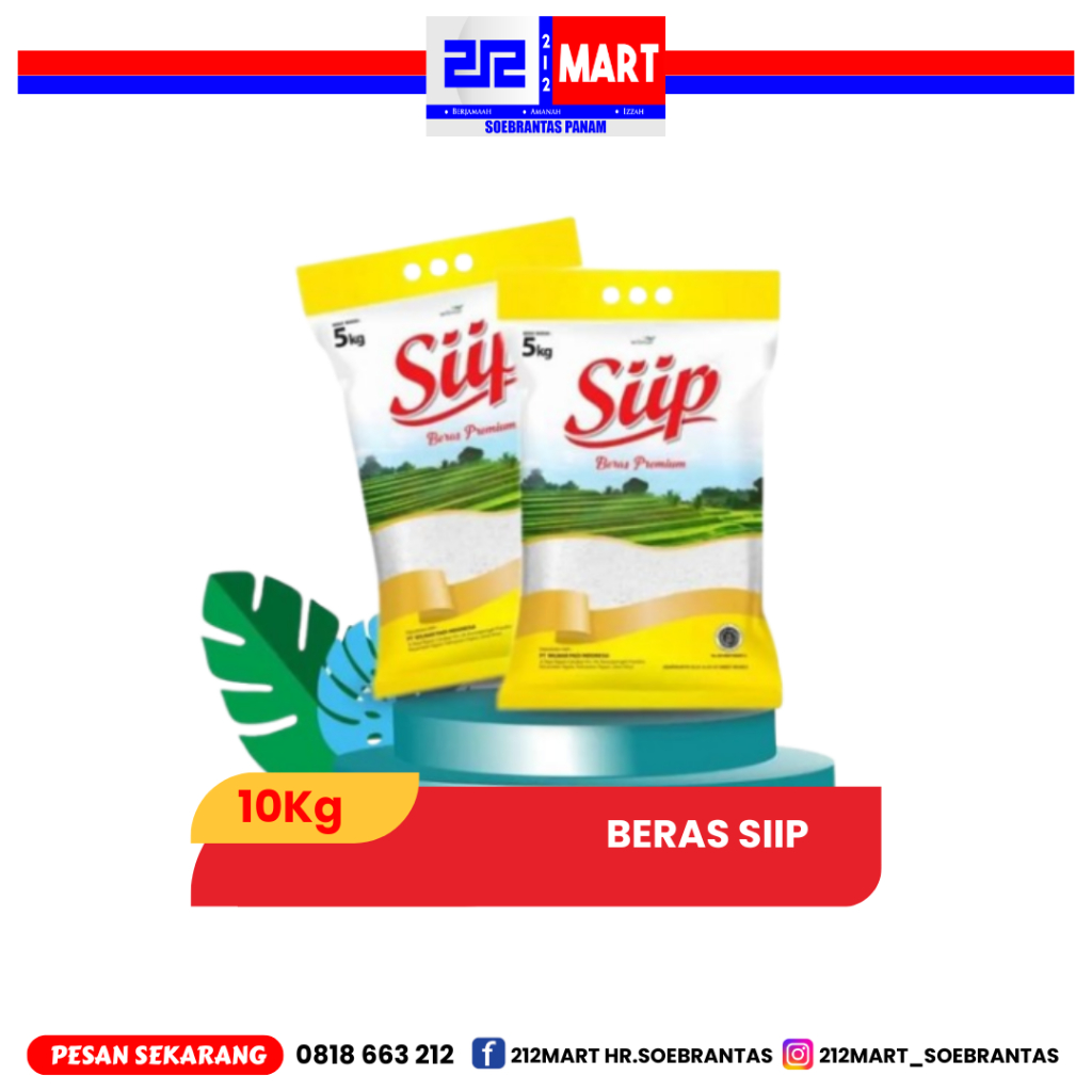 Beras Siip 10kg (Beras Pulen)