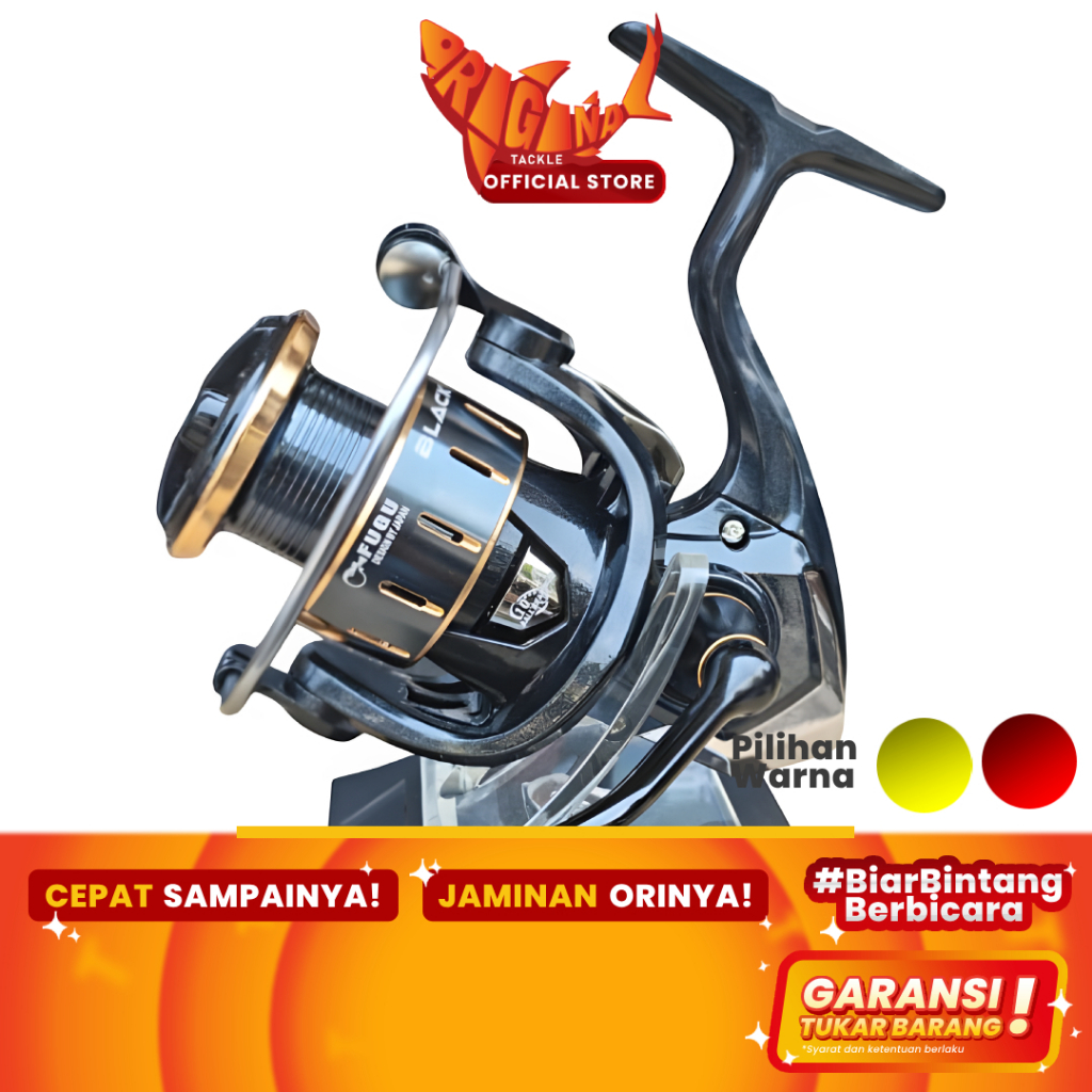 Reel Pancing Fugu Black Ryu Power Handle SW 10+1 1000 2000 3000