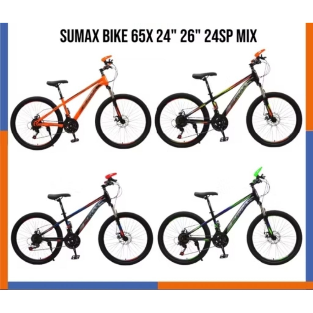 Sepeda MTB 24 26  inc SUMAX 65X Sepeda Gunung Murah