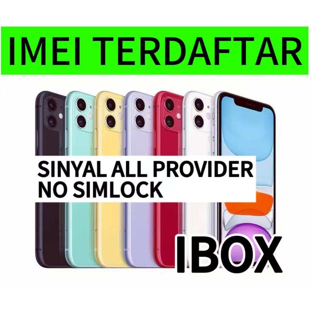 IBOX IP 11 IMEI Terdaftar64G 128GB 256GB Second Bekas Normal