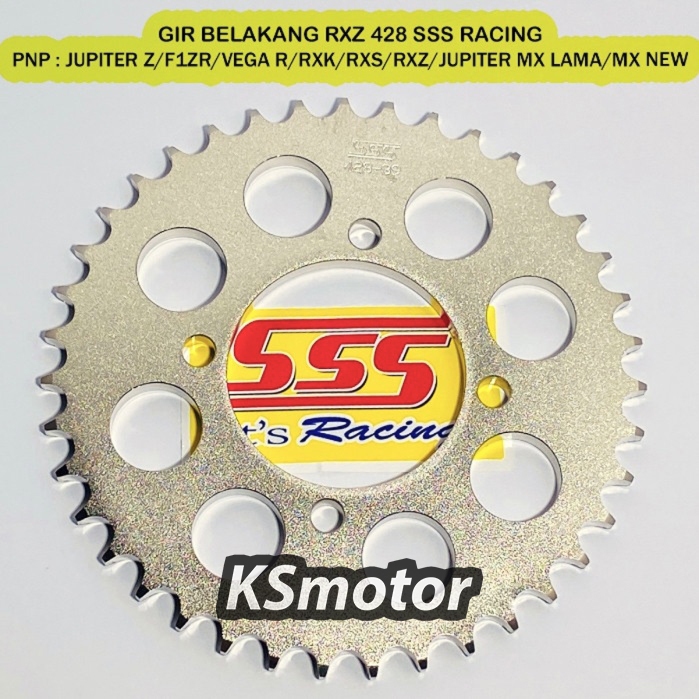 SSS Gear Belakang 428 RXZ RXK Fizr Vega R New Jupiter Z MX New 32T 33T 34T 35T 36T 37T 38T 39T 40T