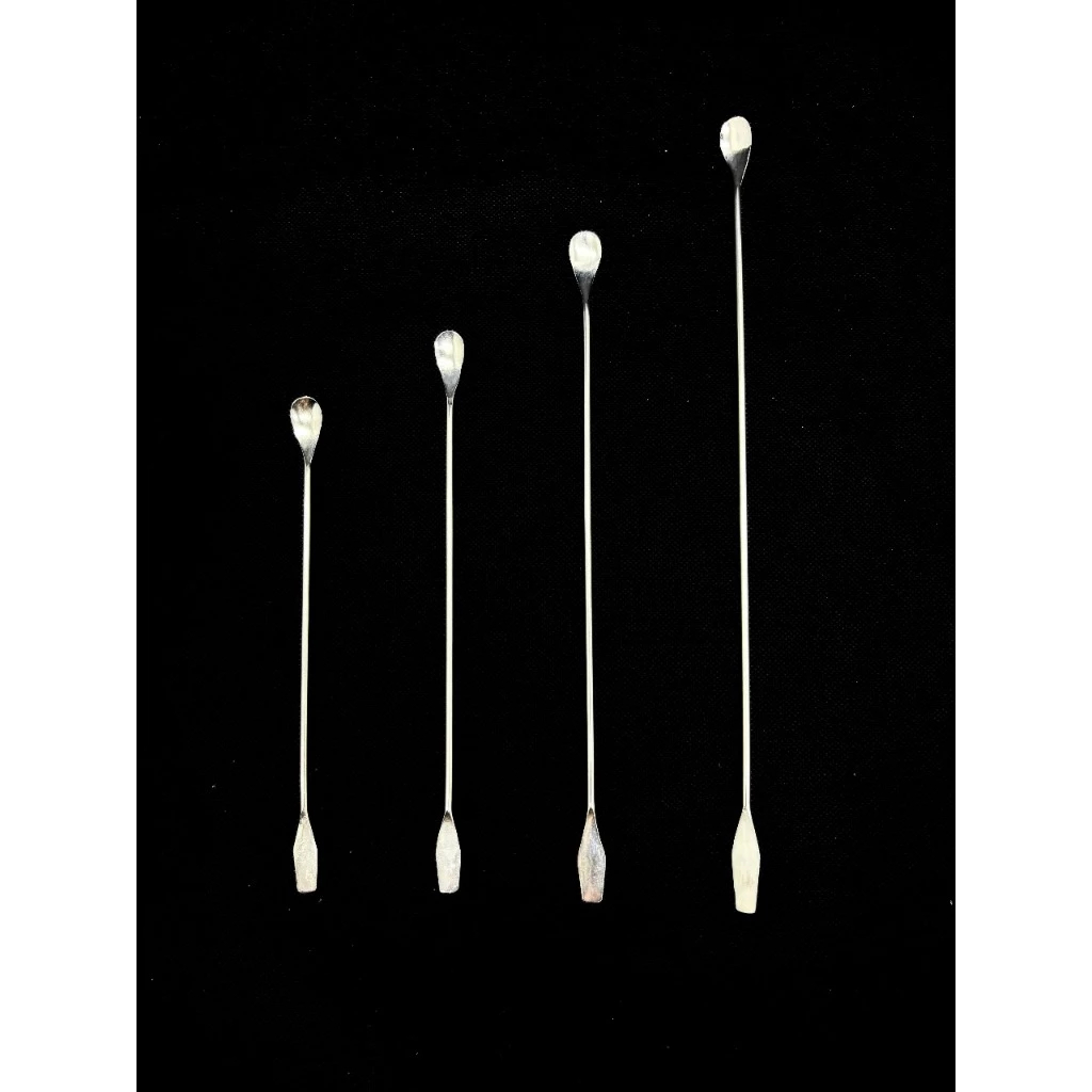 Spatula Laboratorium / Spatula Logam / Spatel Sendok Logam / Spatula Stainless Steel