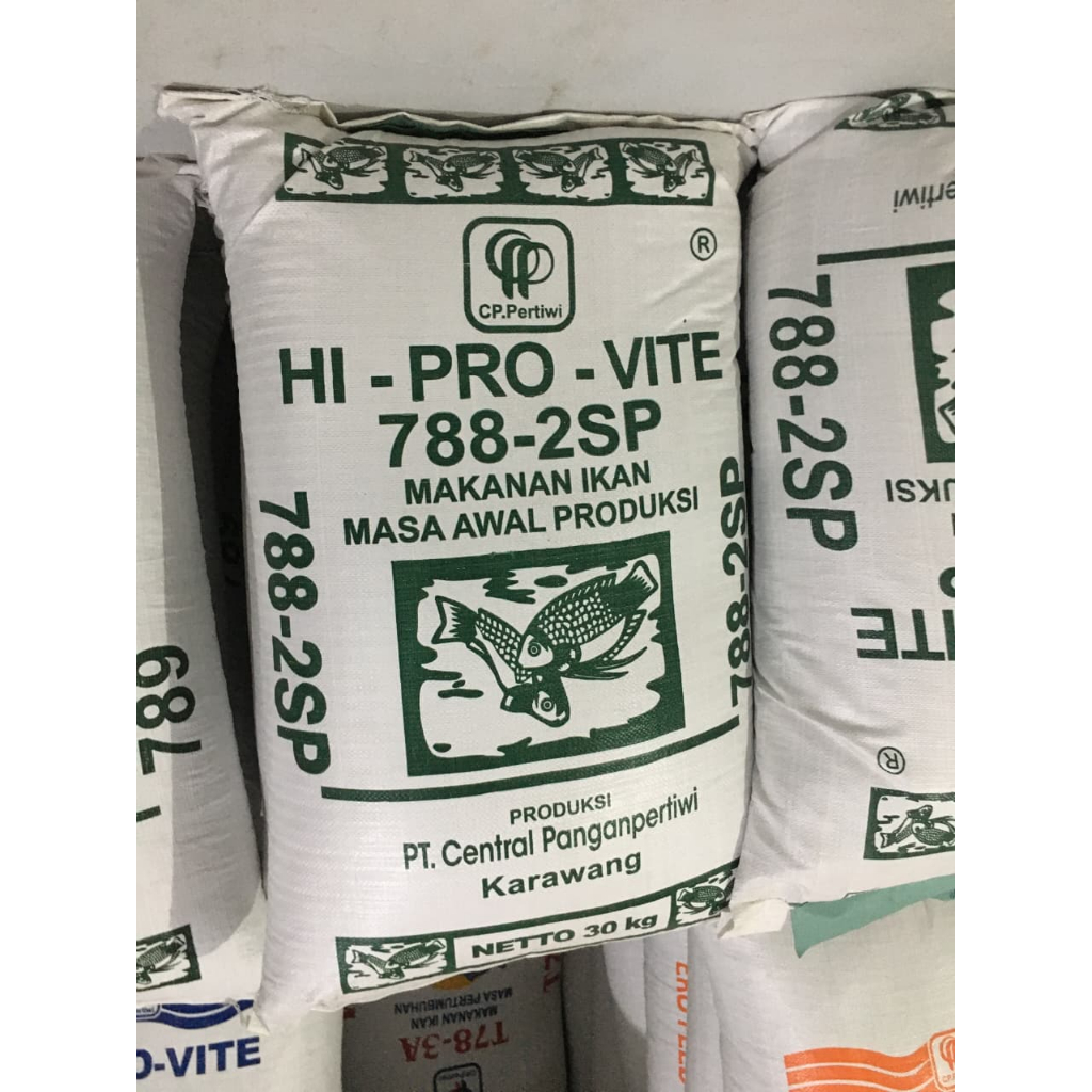 PELET PAKAN IKAN HI PRO VITE HIJAU || 788-2SP || 788-3 || 789 || PROTEIN TINGGI