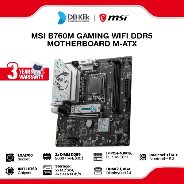 MSI B760M Gaming WIFI DDR5