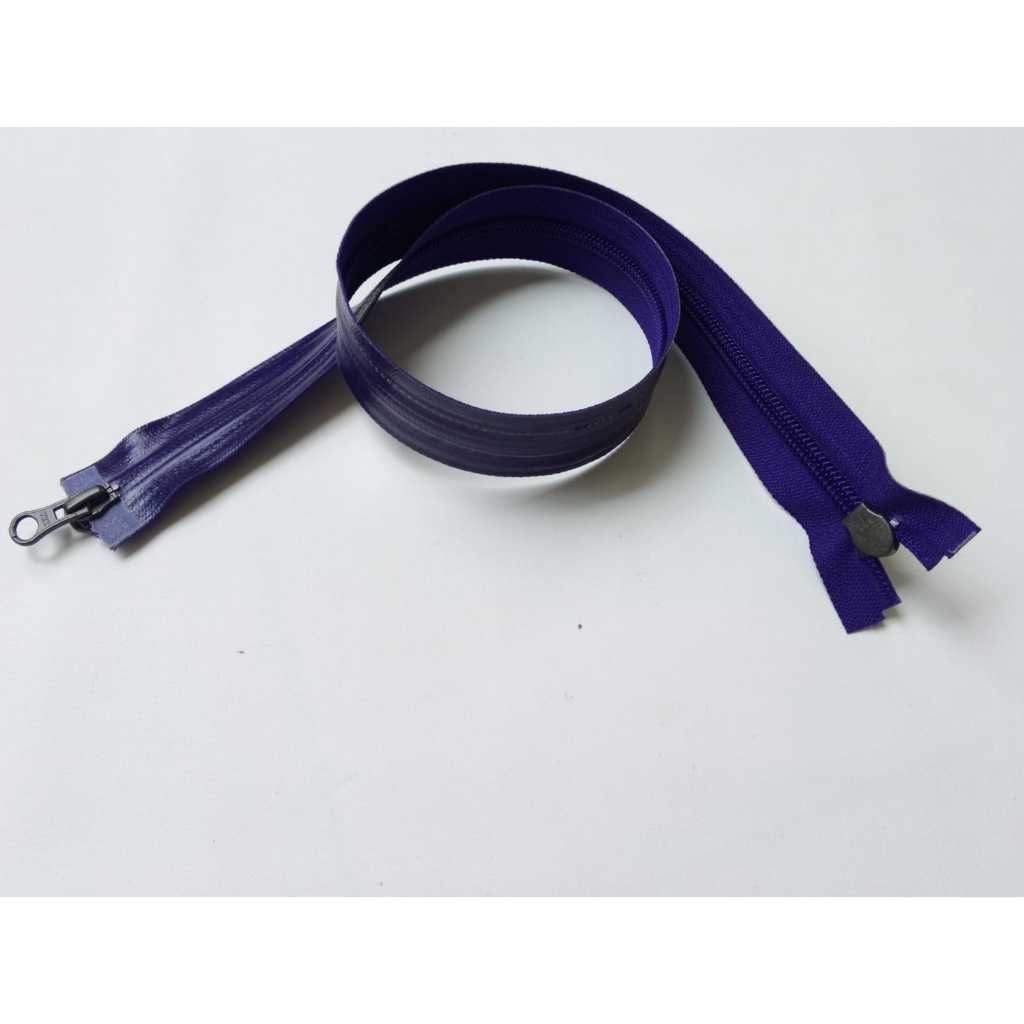Zipper resleting ykk waterproof resleting waterproof anti air no 5 vislon coil waterproof ungu