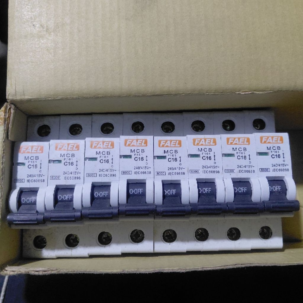 mcb fael 1phase 1p 16a MCB FAEL 1Phase 1P 16A