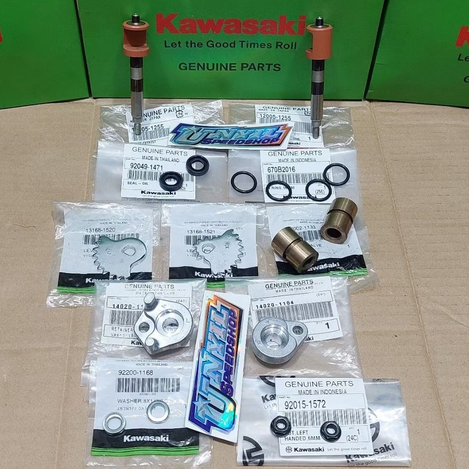 MEKANISME KIP SUPER KIPS KOMPONEN VALVE MEKANISME SUPER KIPS FULLSET NINJA R RR SS ORIGINAL KAWASAKI