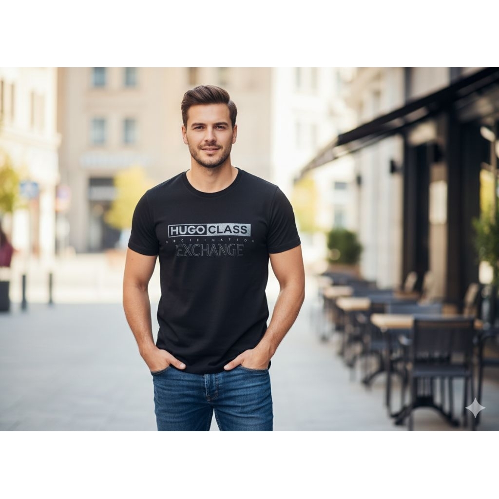 Kaos Hugo Class / kaos distro oblong hugo class orii