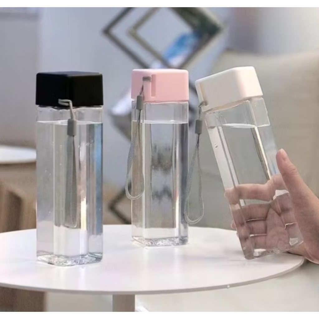 BOTOL MINUM KOTAK POLOS