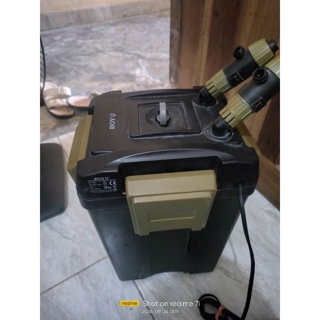 BOYU External Canister Filter Akuarium 18 Watt FEF-280A ( SECOND )