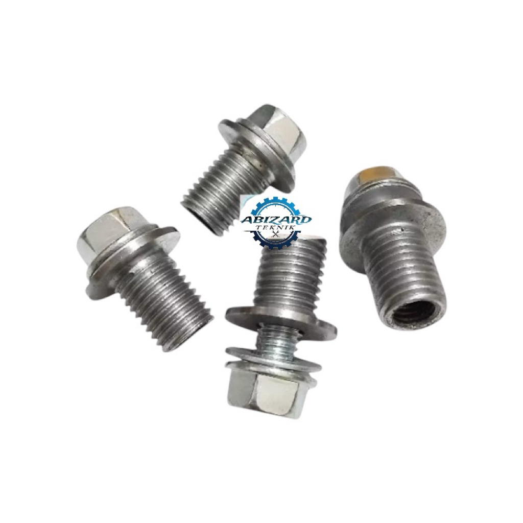 Sok drat baut oli model topi bosh drat oli pecah m12×m8