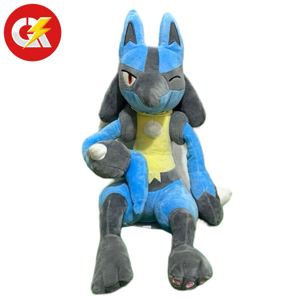 Boneka Plush Pokemon Lucario Wink Relax Original Banpresto