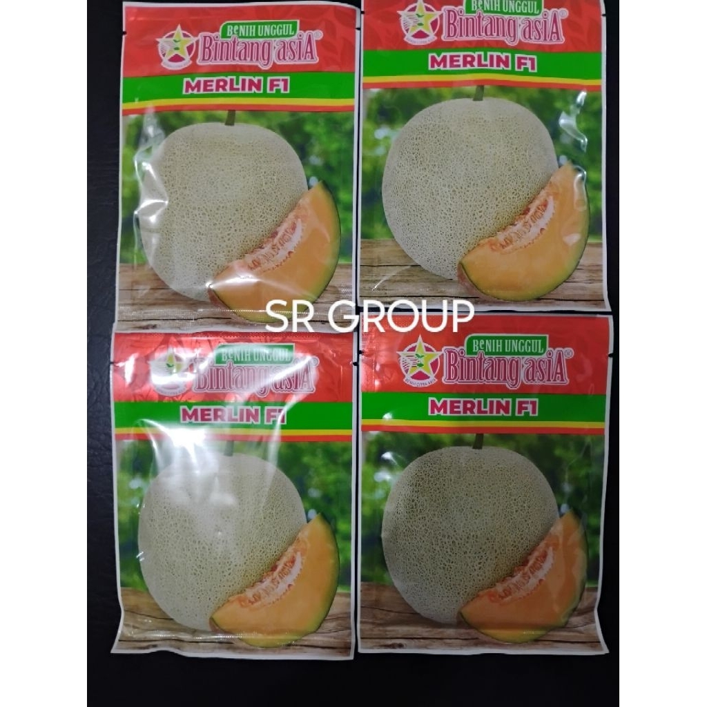 Benih melon Merlin F1 dan melon Jumbo F1 (jaminan original 100%)