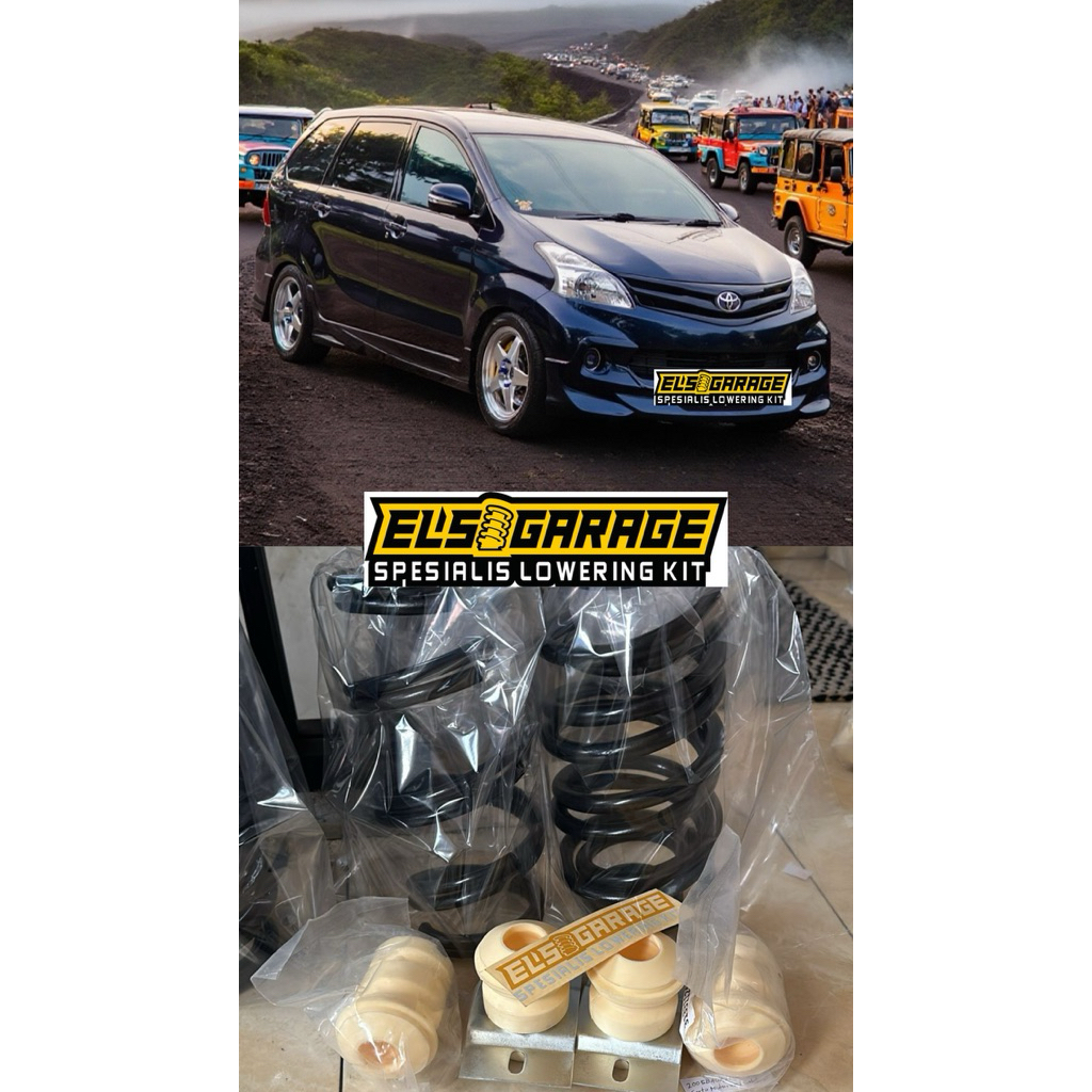LOWERING KIT PER CUSTOM CEPER MOBIL AVANZA/XENIA/RUSH/TERIOS OLD 2004-2020