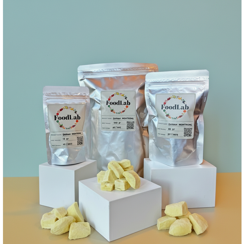 FoodLab Freeze Dried Durian Monthong / Medan / Dried durian / Keripik daging durian factory direct /