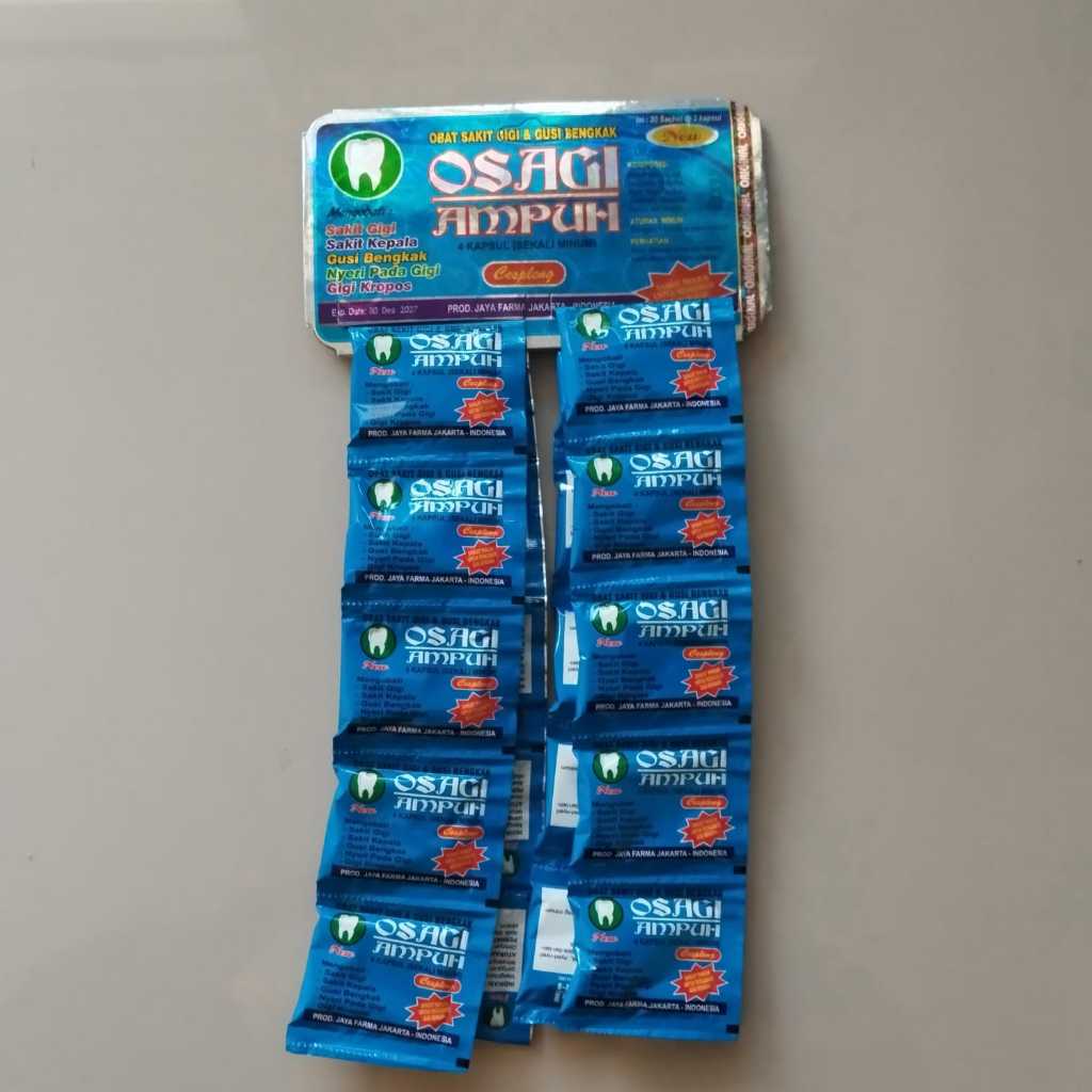 KAPSUL OSAGI , obat sakit gigi, osagi obat sakit gigi, obat sakit gigi, obat sakit gigi berlubang tr