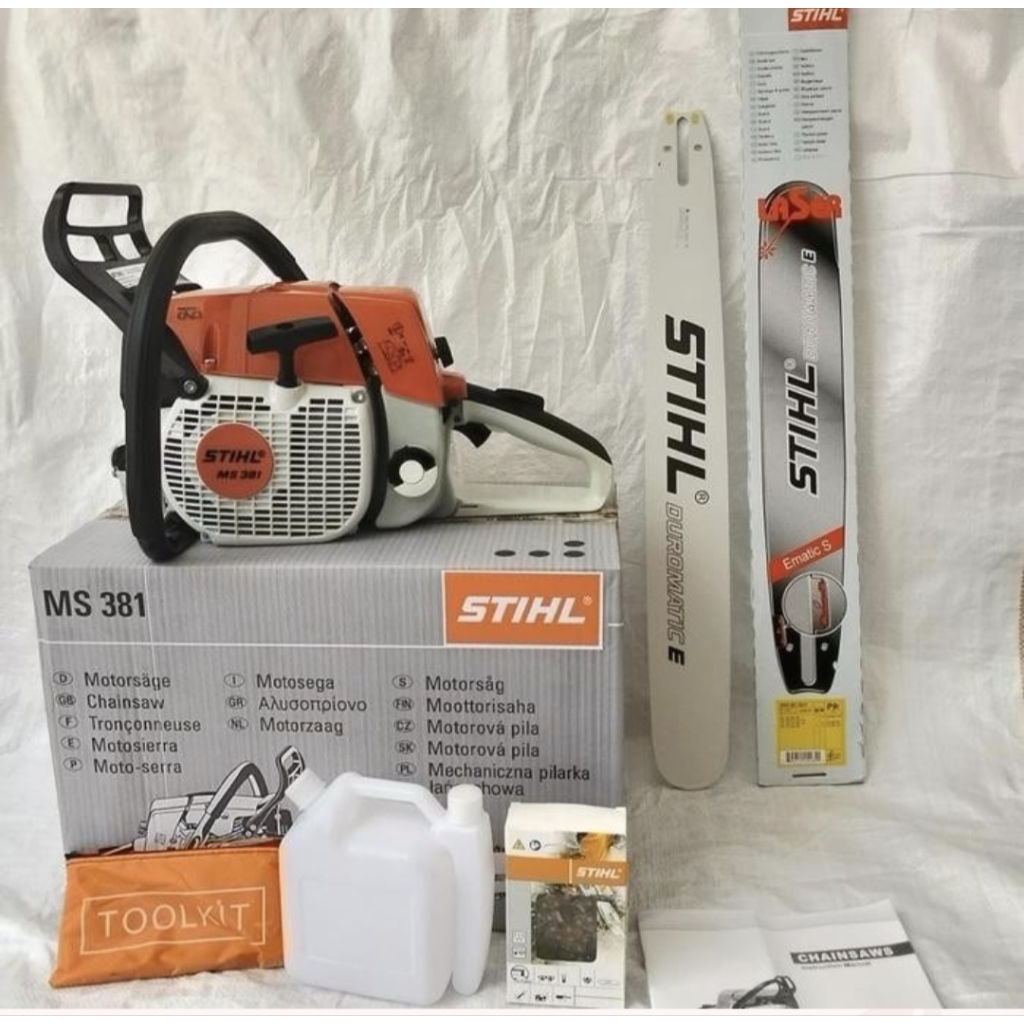 Mesin Chainsaw Senso MS 381 dan Rantai Senso MS 381 Bar 25 inch