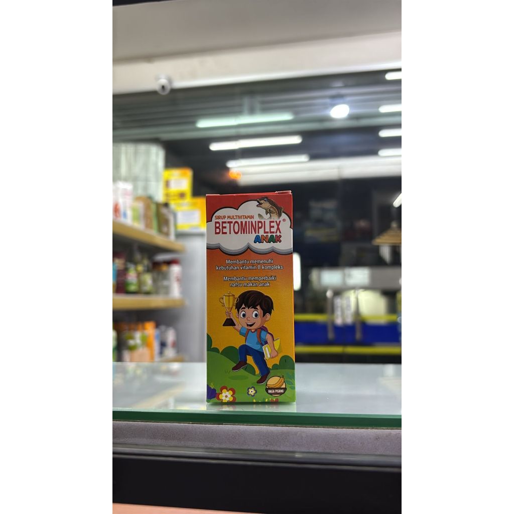 BETOMINPLEX ANAK SIRUP 60 ML RASA PISANG MEMBANTU MEMENUHI KEBUTUHAN VITAMIN B KOMPLEKS