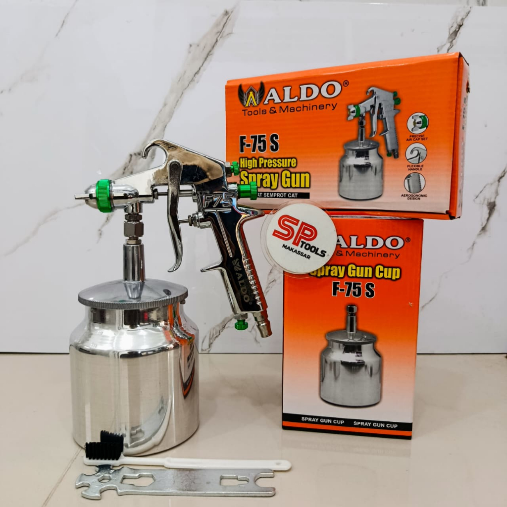 SPRAY GUN / SPED / SPOID DICO DUCO CAT TABUNG BAWAH 850ML F75S ALDO