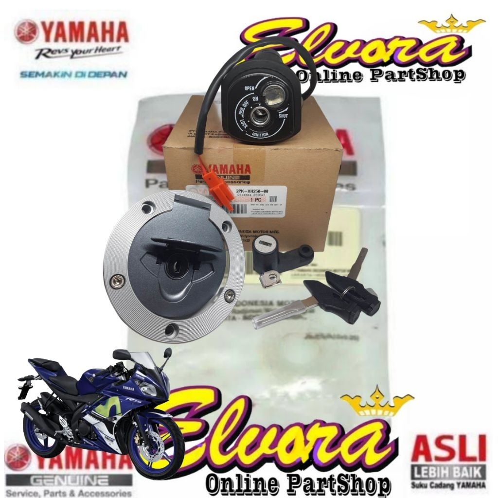 Kunci kontak assy yamaha R15 V2 Original 2PK-XH250-00