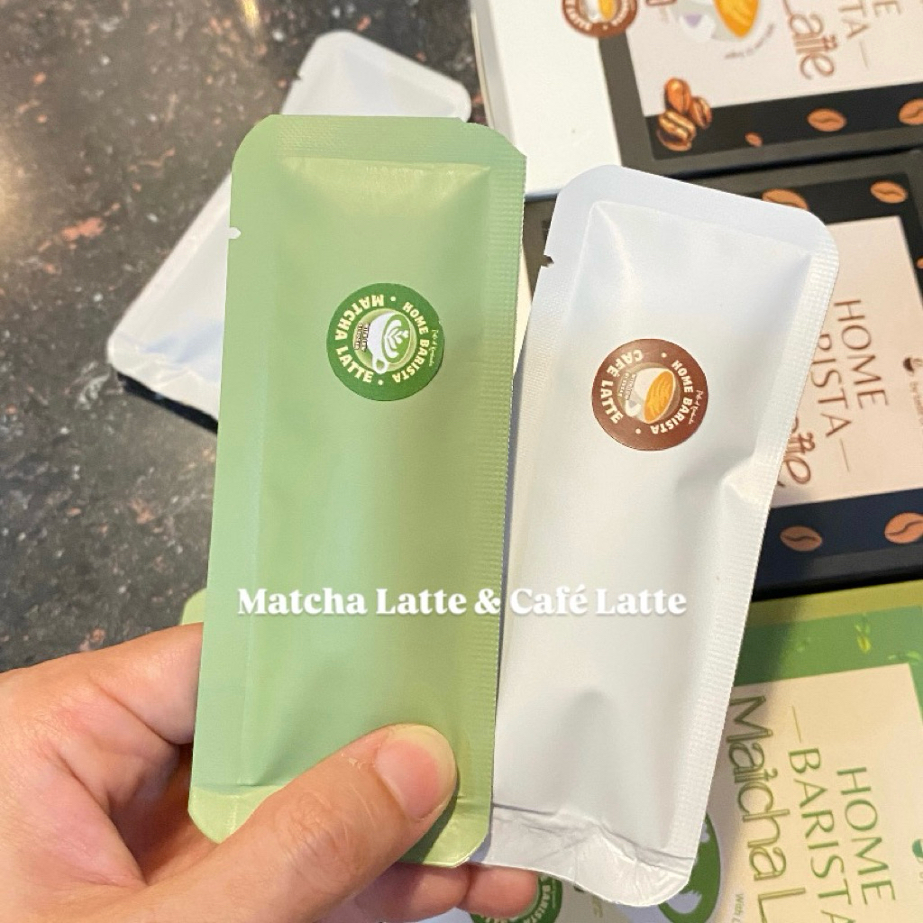 HOME BARISTA Sachet Cafe Latte dan Matcha Latte