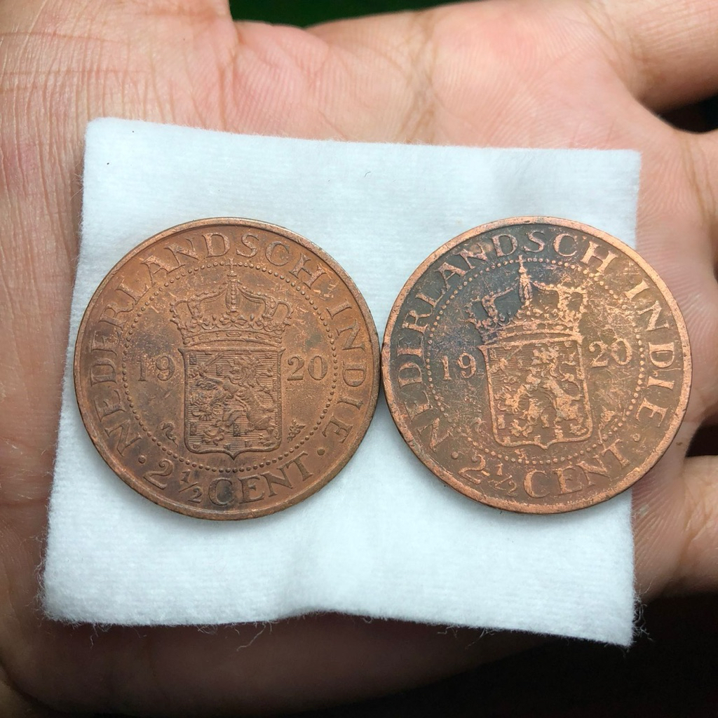 Koin Kuno Benggol Asli 2pcs 1920