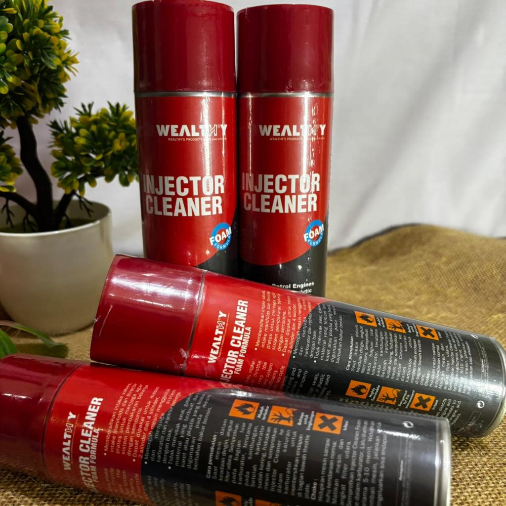 WEALTHY INJECTOR CLEANER PREMIUM PERFORMANCE 250ML PEMBERSIH INJEKTOR MESIN BENSIN