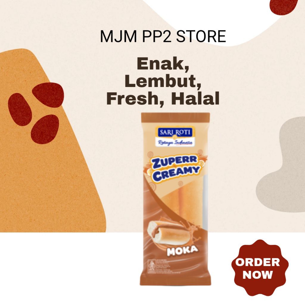 Sari Roti Zuperr Creamy – Roti Manis Lembut Enak Bergizi Isi Cream Lumer Fresh Halal