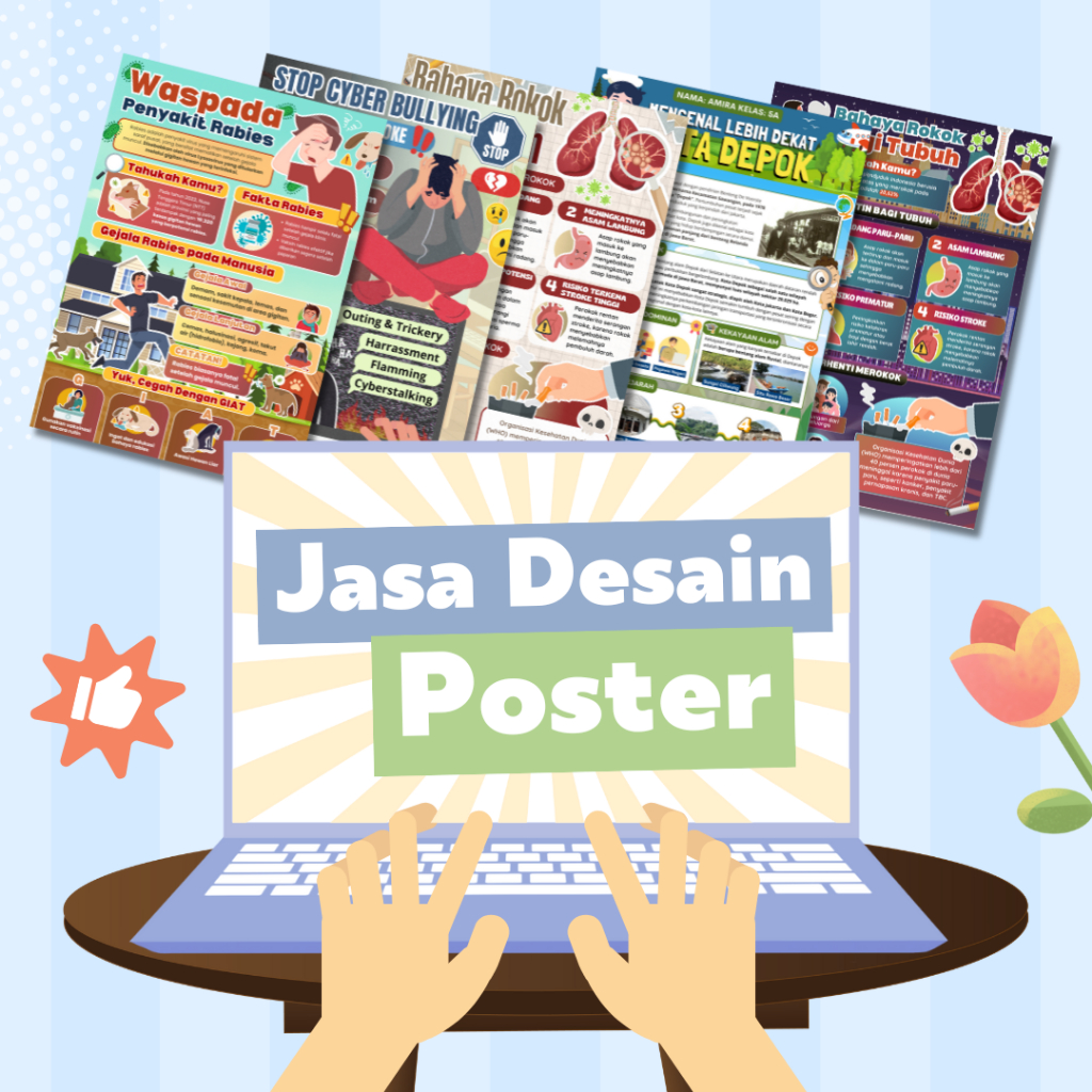 Jasa Desain Poster dan Leaflet