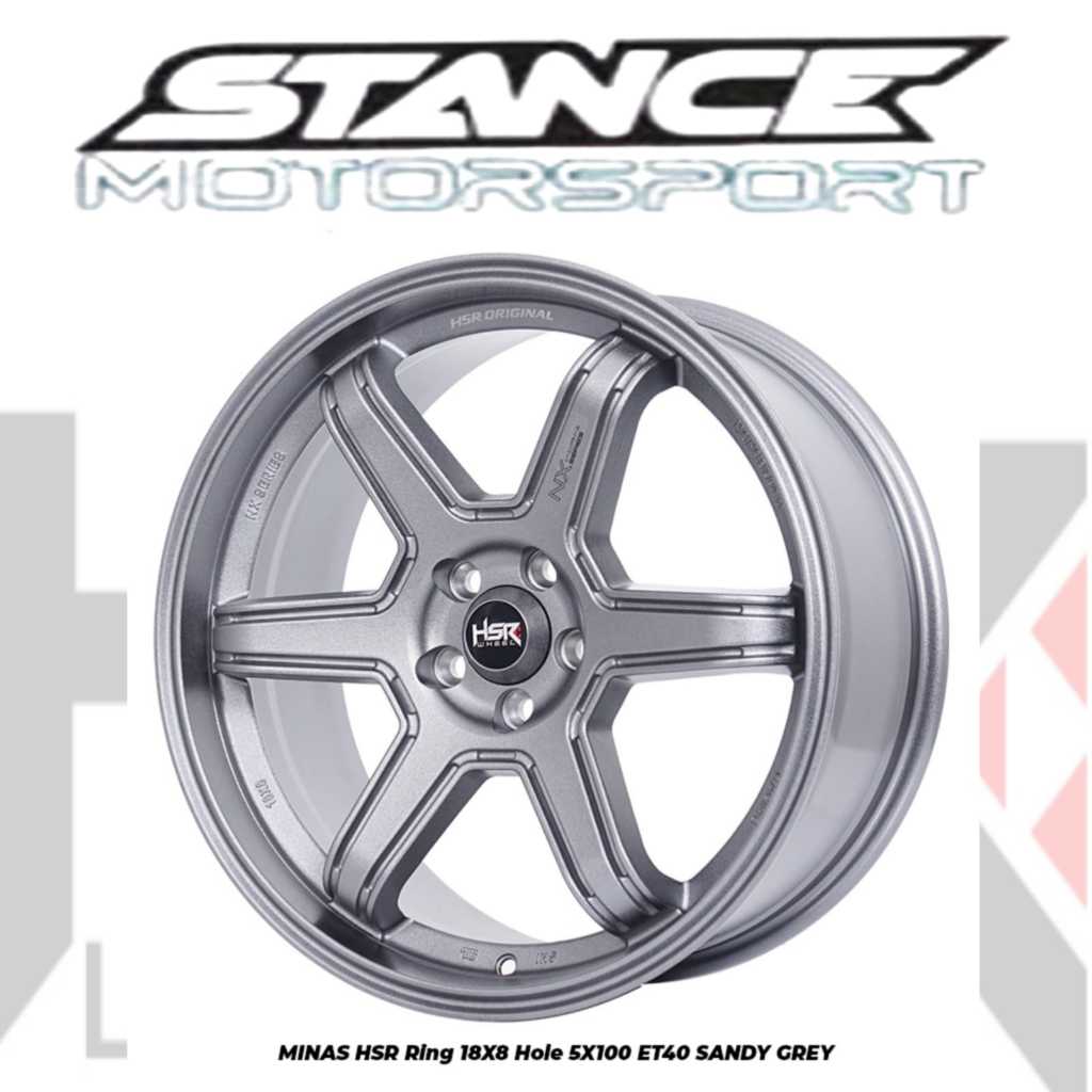 Velg Mobil Ring18 HSR MINAS Untuk Toyota  Altis New Celica Corona FT86 Sienta Wish VW dll r18