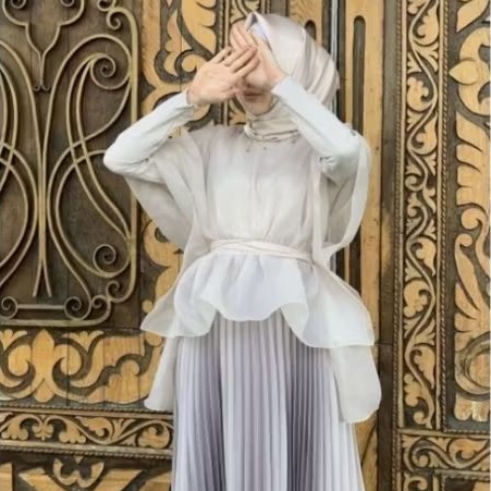 BLOUSE BATTWING REGGU II BLOUSE ORGANZA WANITA II BETTWING ORGANZA II OUTER KONDANGAN