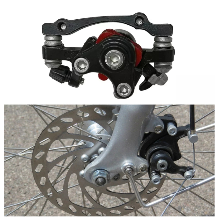 Kaliper Rem Cakram Sepeda Universal Alloy Black || Kaliper Rem Cakram Sepeda MTB Roadbike Universal