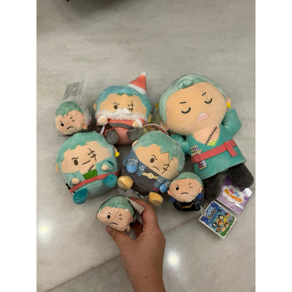 One Piece Roronoa Zoro Mugitama Mugi Mugi Otedama Suyasuya Sleeping Plush Original Japan