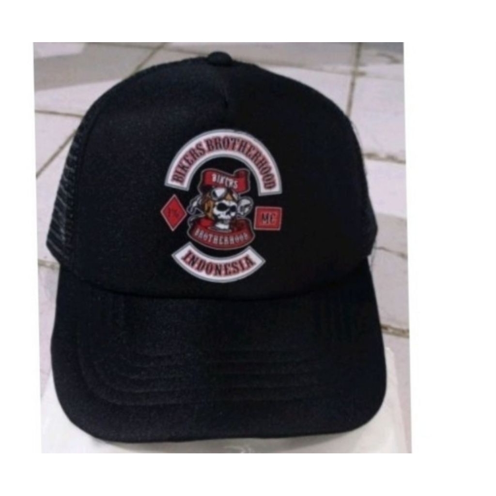 Topi trucker hat Bikers Brotherhood BB MC 1% indonesia