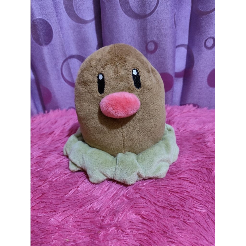 Boneka Pokemon Diglett Plush Pocket Monster San Ei Plush