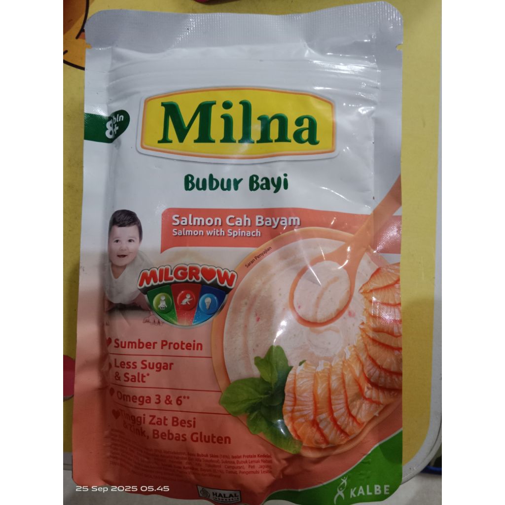 milna bubur bayi 8bulan +