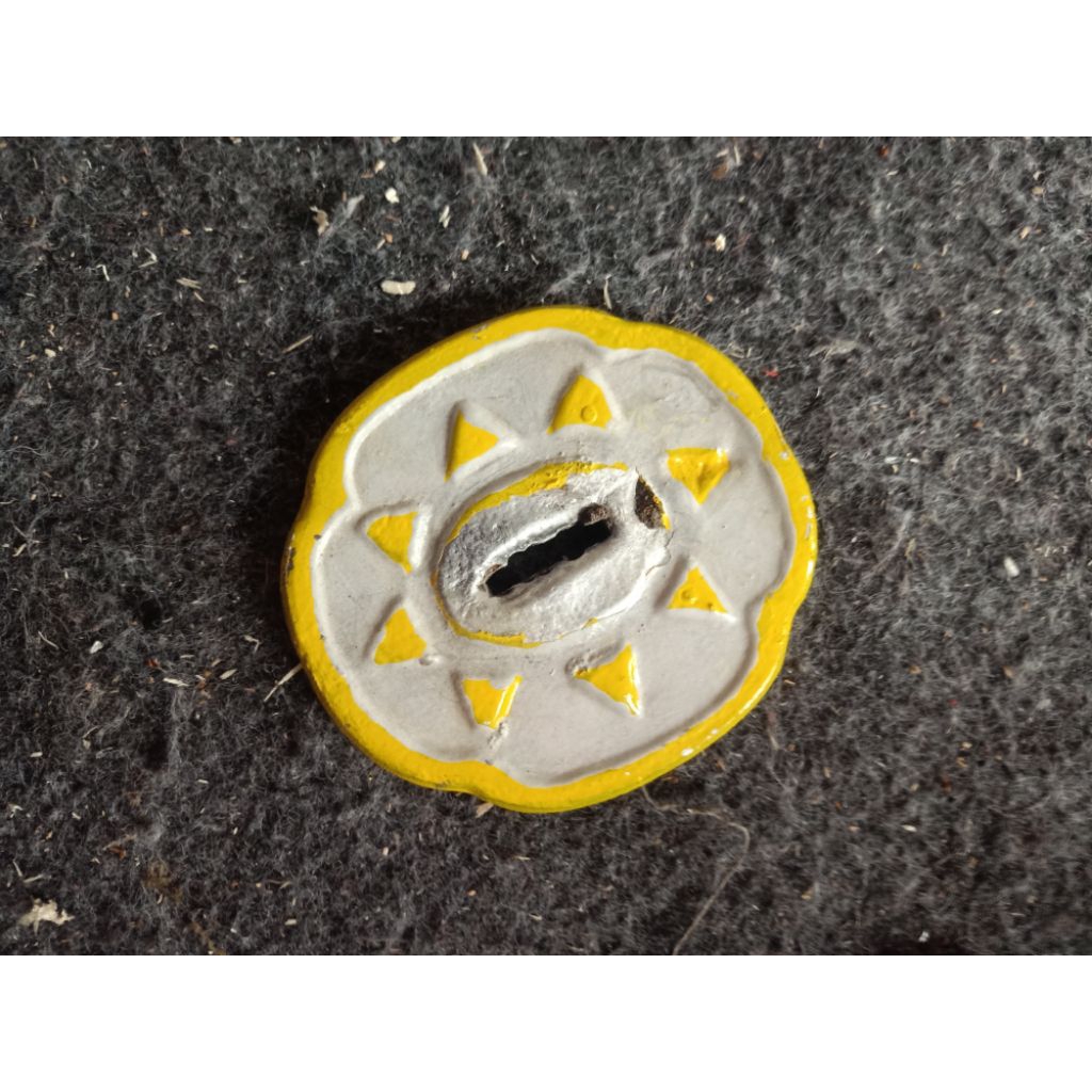 Tsuba untuk katana zenitsu anime demonslayer kimetsu no yaiba