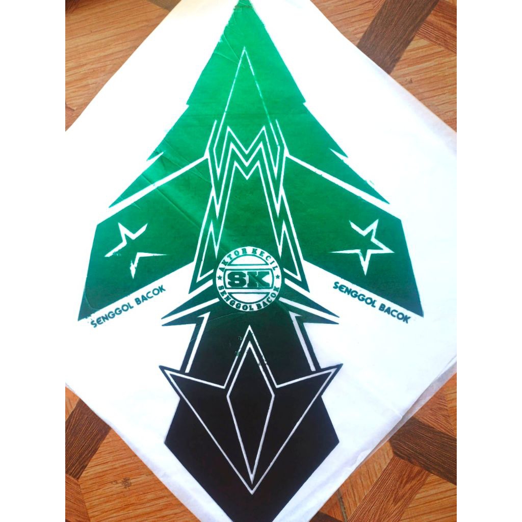 kertas minyak sablon isi 100 layangan