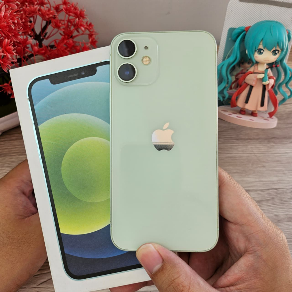 Apple iPhone 12 Mini 128GB Fullset Bekas Second Sinyal aman all operator Ex inter ZA/A