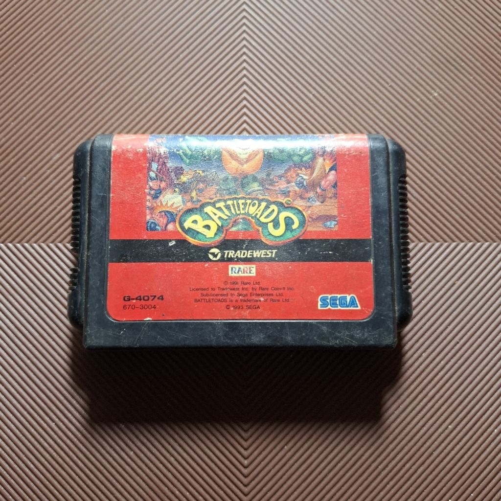 Kaset SEGA Megadrive Original – Battletoads  (Japan Version)
