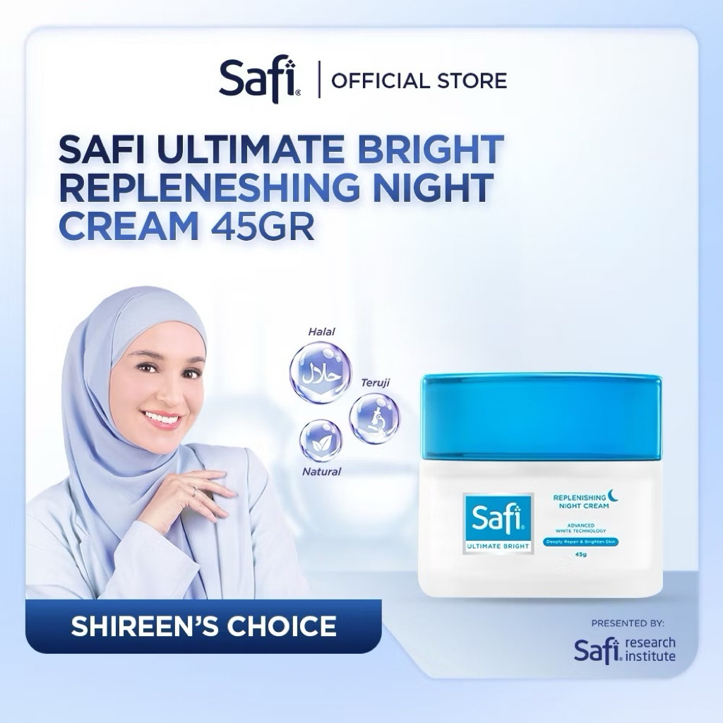 SAFI - Ultimate Bright - Replenishing Night Cream 45gr - Cream Malam