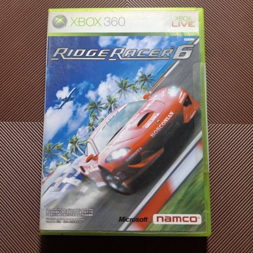 Kaset Game Xbox 360 Ridge Racer 6 Second