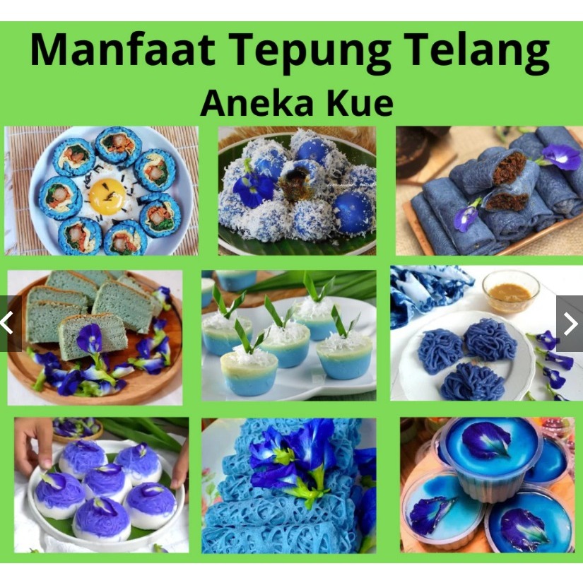 ubuk Bunga Telang kemasan 25 gram/tepung Bunga Telang kemasan 25gram/SERBUK BUNGA TELANG/Teh Bunga T