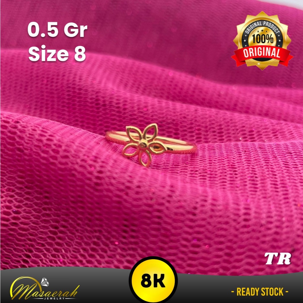 Cincin Emas 8K 0.5 Gram 2267