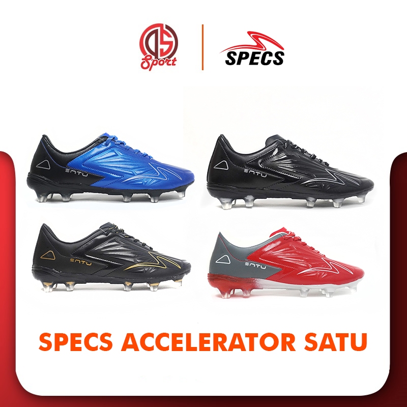 Sepatu Bola Specs Accelerator Satu Pro in Elite White Gold Murah Kualitas Premium