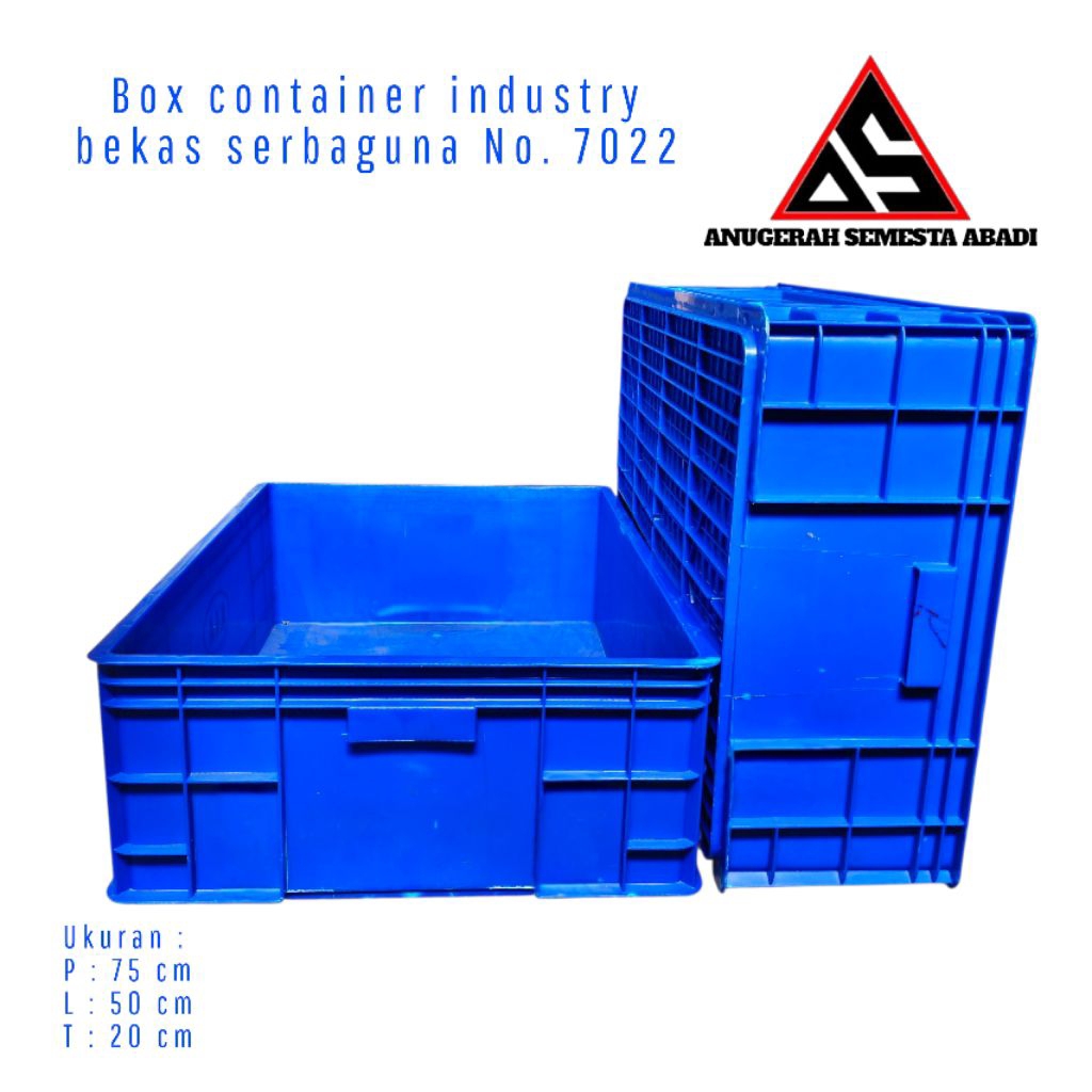 Box container industry bekas serbaguna No. 7022