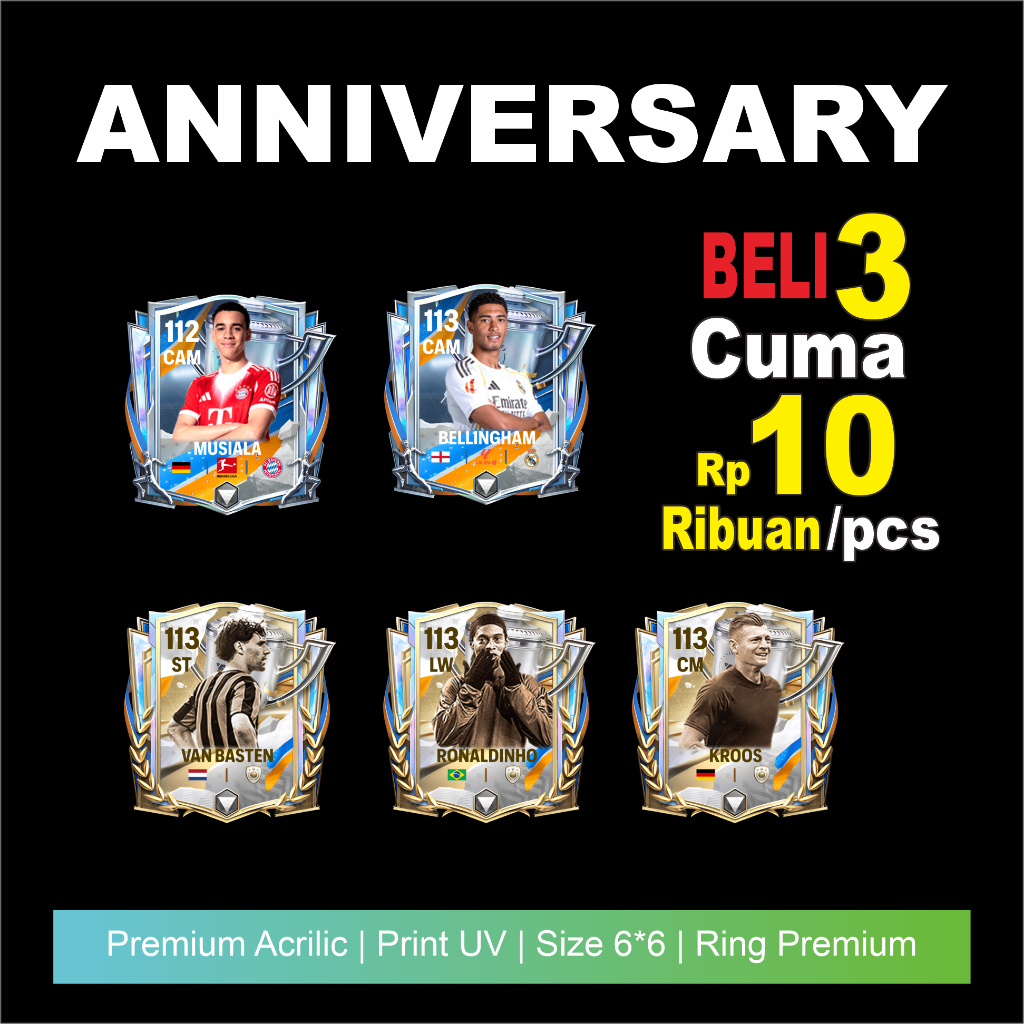 GANTUNGAN KUNCI FC MOBILE EVENT ANNIVERSARY