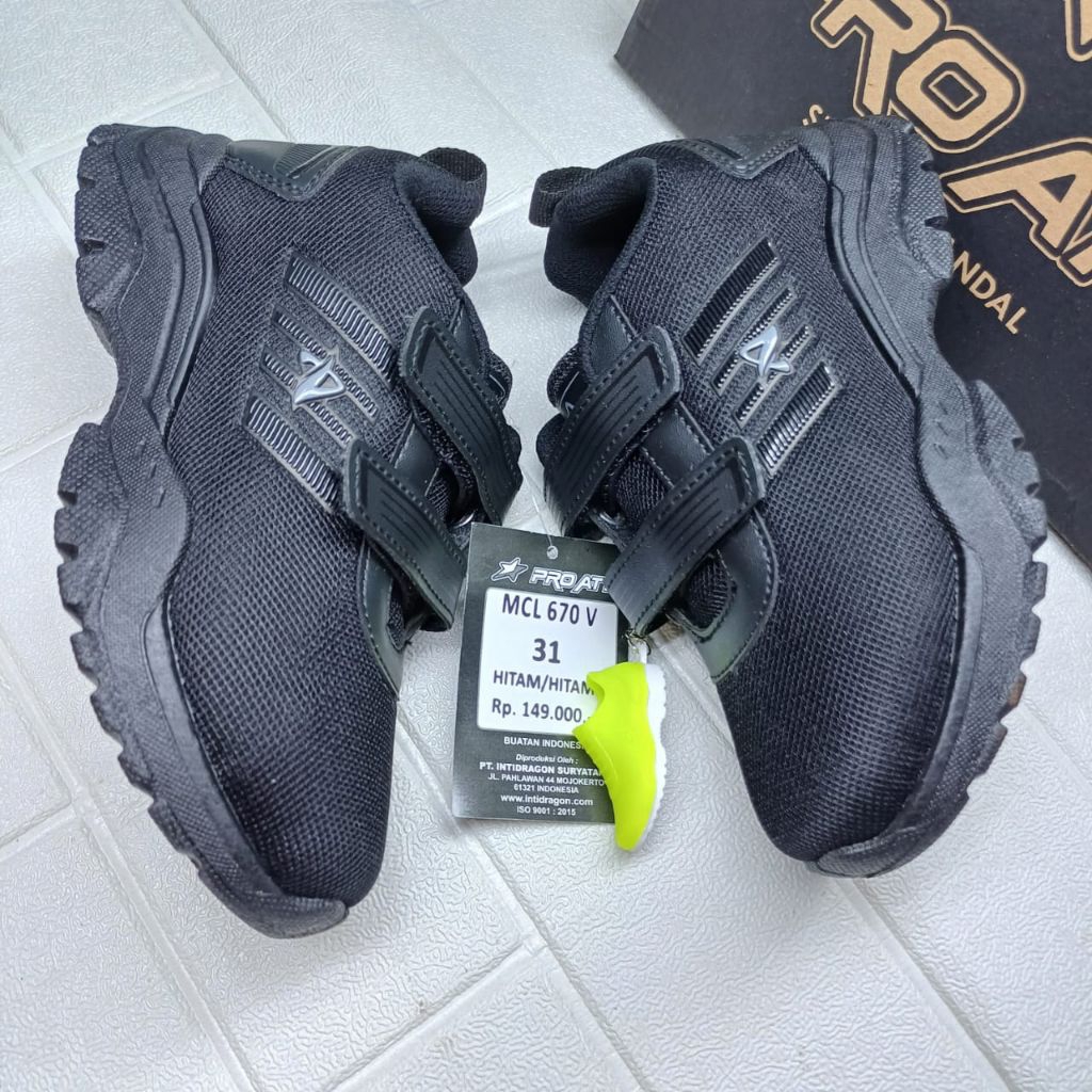 sepatu sekolah pro att mcl 670 rekat 31/34