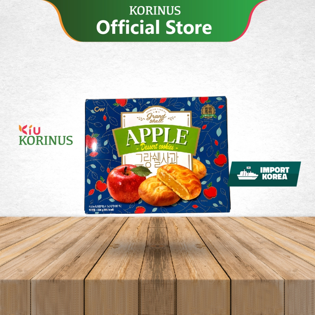 [CW] Kue Mochi Apel / Grand-Shell Cookie (Apple) / Cemilan, Snack, Jajanan Korea 234g