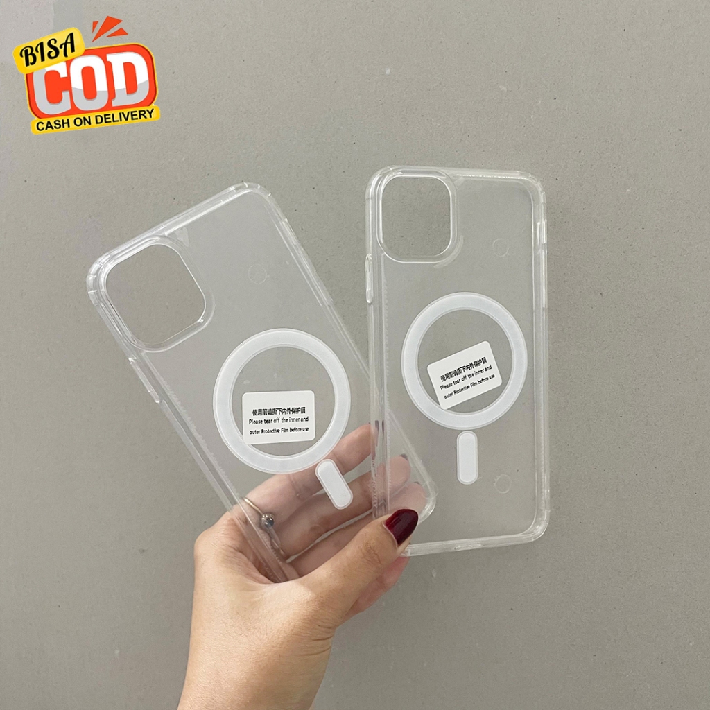 Case Magsafe Bening Full Cover Anticrack Ready For IPHONE XR 11 11 PRO 11 PRO MAX 12 12 PRO 13 14 15